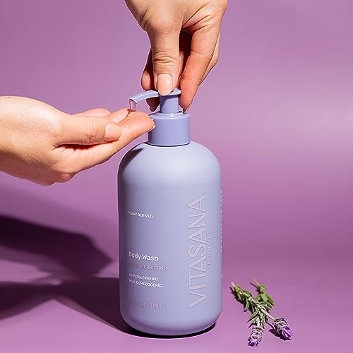 Body Wash, EWG Verified, Plant Derived, Hypoallergenic, Paraben-Free, Sulfate-Free, Petroleum-Free, Cruelty-Free, Lavender/Citrus Scent, 16oz