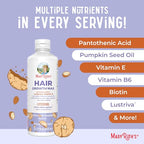 MaryRuth Organics Women's Hair Growth MAX Liposomal | with Lustriva® Biotin 10000mcg Pumpkin Seed Oil| Thicker Hair | Hair Care | Wrinkles, Fine Lines, Skin Care | Ages 18 | 15.22 Fl Oz