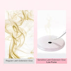 ALLOVE Sensitive Lash Extension Glue 3-5S Drying Time Low Fume Eyelash Extension Glue 3-4 Weeks Retention Waterpoof Lash Glue for Eyelash Extensions 5ml Professional Use Only