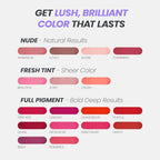 Wonderskin Wonder Blading Lip Stain Peel Off and Reveal Kit - Long Lasting, Waterproof Nude Lip Tint, Transfer Proof Natural Makeup Stain Kit (Bella)