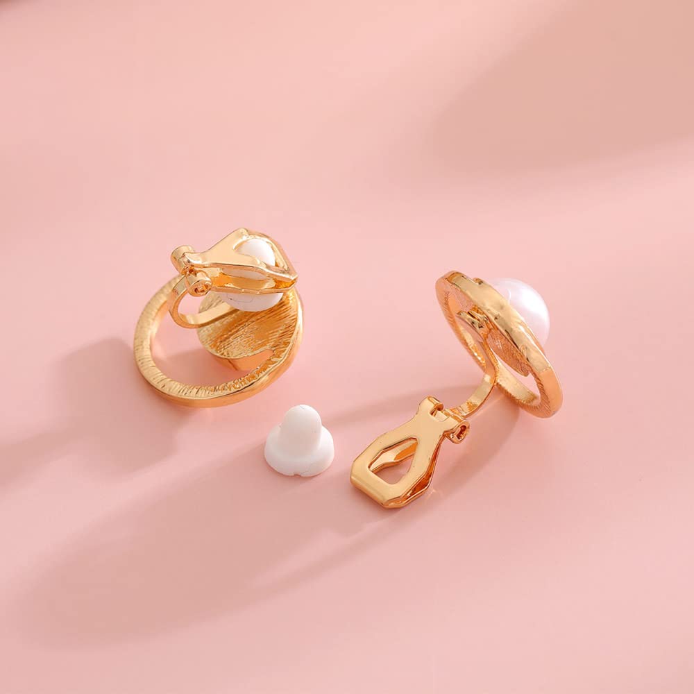 Jannisa 15 Pairs Clip on Earrings Set for Women Teens