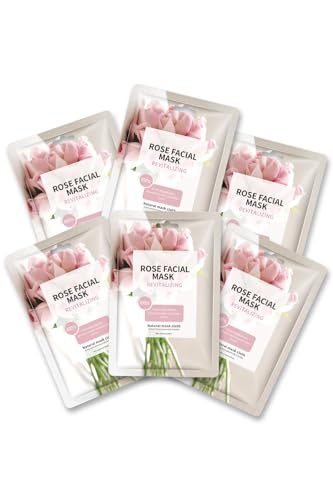 Face Masks Skincare, Christmas Gifts for Women, Facial Masks for Women Skin Care, Beauty Rose Sheet Masks, Bulk Face Mask Skin Care, Beauty Masks Gifts, Hydrating Face Masks, Facial Masks 10 Sheets