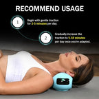USUIE Red Light Therapy Neck Traction Pillow, Neck Stretcher for Neck Pain Relief, Cervical Traction Device for Tension Headache and Neck Hump Corrector with 10000 mAh Power Bank