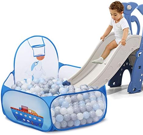 GOGOSO 100 Pieces Ball Pits Balls - 2.2 inch Pearl Pink Plasticballs for Children Toddlers Plastic Oceanball Swim Toys Bals for Kids Playhouse Pool