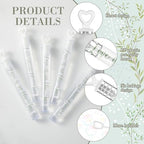 120 Count Wedding Mini Bubble for a Wedding Wands Bulk Heart Bubble Wand for Guests Send Off Party Supplies Valentine Anniversaries Celebration (Sage Green)