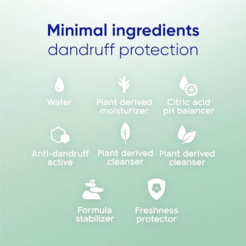 Head & Shoulders BARE Dandruff Shampoo Twin Pack, Fragrance-Free, Sensitive Scalp Care, Sulfate-Free, Silicone-Free, Dye-Free, Eco-Friendly Bottles, Safe for All Hair Types, 13.5 Fl Oz Each (Set of 2)