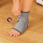 NEOPRENE MAGNETIC ANKLE SUPPORT BRACE WITH 10 SEWN IN THERAPEUTIC MAGNETS