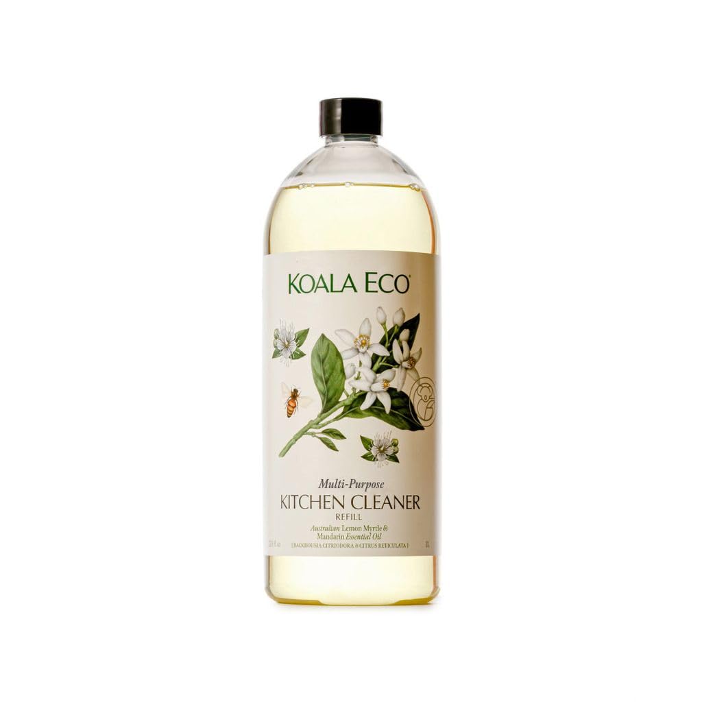 Koala Eco Multi-Purpose Kitchen Cleaner - with Australian Lemon Myrtle & Mandarin Essential Oil - 34oz