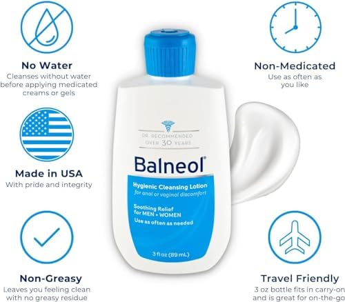 Balneol Hygienic Cleansing Lotion, 3oz Bottle (pack of 2)