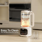 8 in 1 Automatic Nut Milk Maker Machine,40oz Soy Milk Maker Blender for Almond, Oat, Coconut, Plant-Based & Non-Dairy Milks/Beverages with 24H Pre-Set Timer & 12H Keep Warm