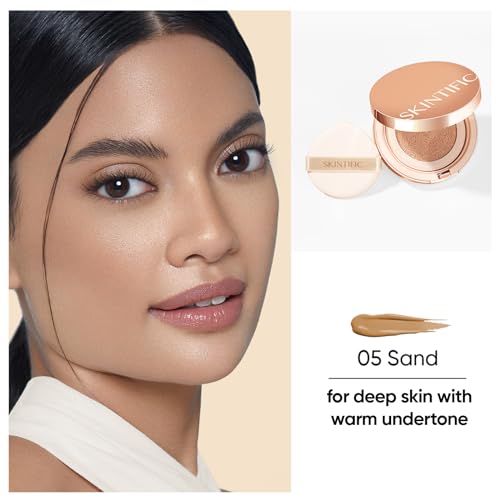 Cushion Foundation | Cover All Perfect Air Cushion | SPF 35 PA++++ | Oil-Control Waterproof Fondation Sweatproof Matte Finish Poreless Foundation Flawless BB Cream CC Cushion Makeup