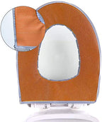 WDSHCR Toilet Seat Cushion - Soft, Thicker, Warmer Washable Covers with Zipper - Home Reusable (Gray)