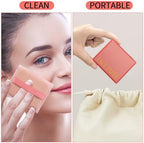 Erinde Oil Blotting Sheets for Face with Mirror and Puff, 300 Sheets Oil Blotting Paper for Oily Skin, Face Oil Absorbing Sheets, Natural Oil Control Film, Absorb Excess Oil, Makeup Friendly