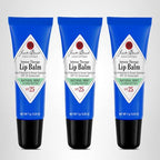 Jack Black Intense Therapy Lip Balm, 0.25-Oz., Pack of 3 – Natural Mint & Shea Butter, SPF 25 Sun Protection, Lip Moisturizer, Hydrating Lip Balm with SPF, Long Lasting Treatment