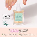 Manucurist - Complete Serum, Care for Damaged Nails and Cuticles, Hydrates and Regenerates Nails which Break Easily, Non-Greasy Gel Texture, Up to 86.5% Bio-sourced, Made in France, 0.5 fl oz