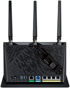 ASUS RT-AX86U Pro (AX5700) Dual Band WiFi 6 Extendable Gaming Router, 2.5G Port, Gaming Port, Mobile Game Mode, Port Forwarding, Subscription-free Network Security, VPN, AiMesh Compatible