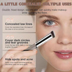 Colored Clay CC Undereye Corrector, Color Corrector for Dark Circles with Brush, Conceal & Brighten Dark Circles, Under Eye Hydrating Concealer (Natural, 1)