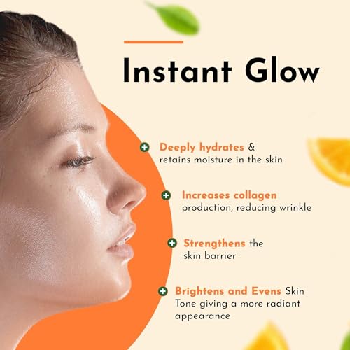 Snail Mucin Serum Vitamin C Face Serum Anti Aging with Hyaluronic Acid Niacinamide Retinol MSM Aloe Vera & Ceramides - Korean Skin Care Glass Skin Dark Spot Remover for Glowing Skin & Beauty (1 Pack)