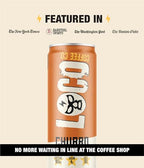 Loco Coffee Churro Oat Milk Latte Cold Brew Coffee [Churro] 11 Ounce Can, 12 Count | Medium Roast, 180mg Caffeine | Gluten Free and Dairy Free | Low Sugar, Low Calorie Iced Coffee