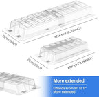 Sideways Vent Extender for Under Furniture, Air Floor Vent Deflector Fits Vents 3" - 6" Wide (1PCS)