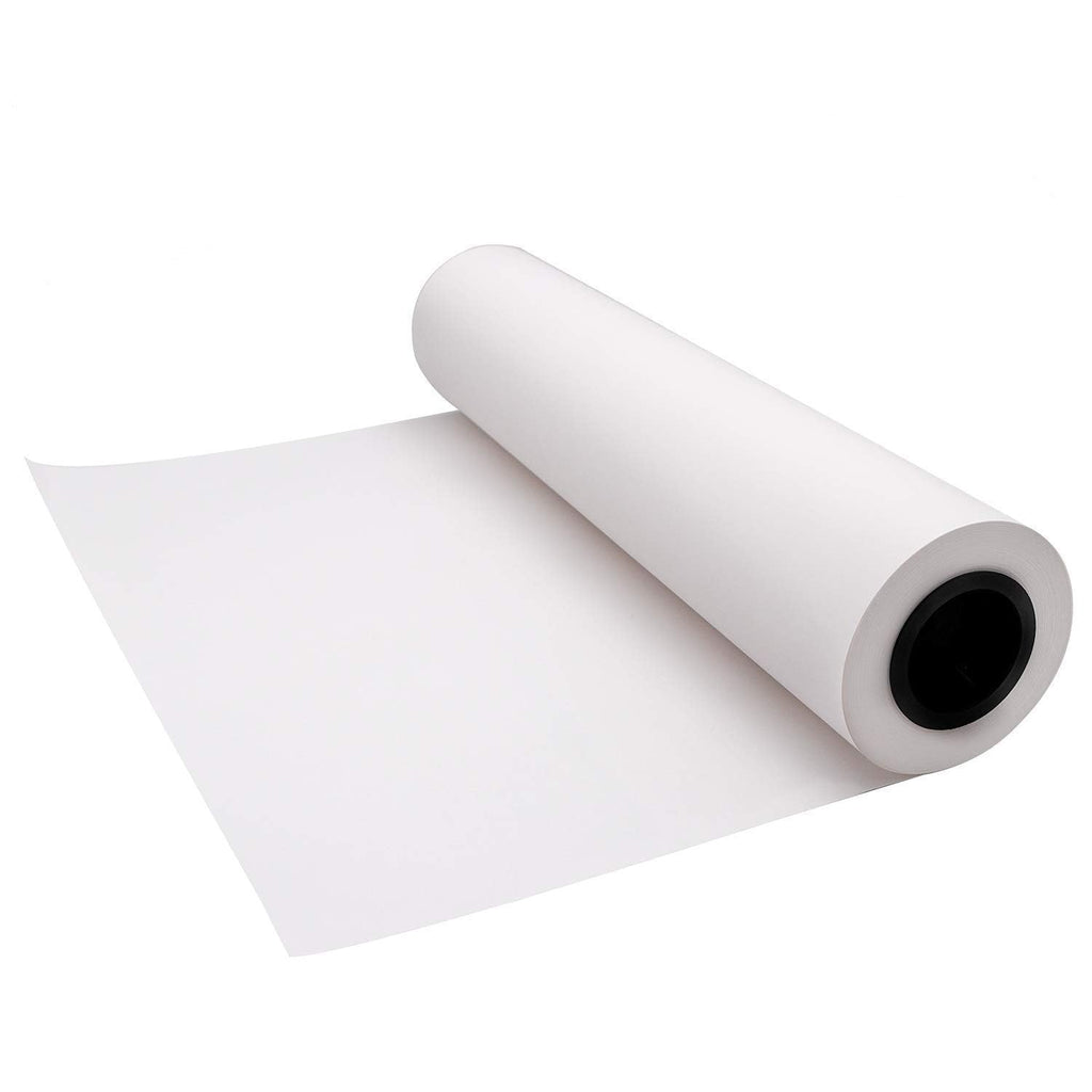 YRYM HT White Kraft Butcher Paper Roll 18 x 2100 Inch (176 Ft) Food Grade Unbleached Unwaxed Uncoated for Texas BBQ Brisket Smoking, Meat Wrapping, Sublimation, Flower Wrapping & Home Storage