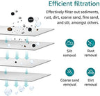 AQUA CREST AP110 Whole House Water Filter, Sediment Filter, 5 Micron, Replacement for 3M® Aqua-Pure AP110, Culligan® P5, APEC, GE FXUSC, Whirlpool®, Any 10" x 2.5" Home Water Filter, Pack of 4