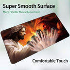 for MTG Game Playmat, for Magic TCG Rubber Play mat,Tabletop Card Playmats with Smooth Surface,Trading Card Inked Game Mat,Battle Game,God Battles