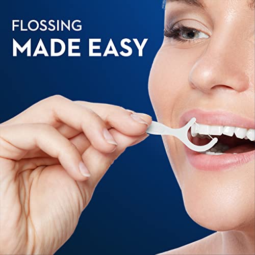 Oral-B eco Sustainable Dental Floss Picks, Mint, 75 Picks (Pack of 4)