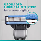 Gillette Mach3 Shaving Razor for Men, 1 Gillette 3-Blade Razor Handle for Men’s Grooming, 10 Razor Blade Refills, Razor Blades with Lubrication Strip