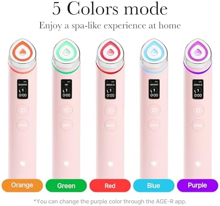 Medicube Age-R Booster Pro Pink | 6-in-1 Real Glass Glow Beauty Massager | Looking Glass Skin | Korean Skin Care
