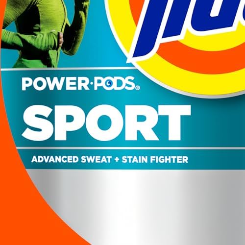 Tide Power Pods Laundry Detergent Pacs with Febreze Sport, 32 Count, Febreze Freshness with Sport Odor Defense