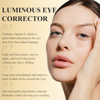 Luminous Eye Corrector SPF 41, Under Eye Color Corrector for Dark Circles, Anti-Aging Tinted Eye Cream, Hydrating Eye Serum with Peach Undertone (Natural Color, 1PCS)