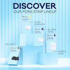 Biore Nose and Face Blackhead Remover Pore Strips, Deep Cleansing with Instant Blackhead Removal and Pore Unclogging, 24 Ct Value Size, Oil-free, Non-Comedogenic Use