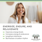 Double Wood Supplements NAD+ Anti Aging & Cell Regeneration | 500mg of 95% Pure NAD Plus Per Serving, 30 Day Supply | Similar to Nicotinamide Riboside | Third Party Tested, Vegan Safe, Non-GMO