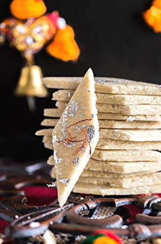 HIMALYA FRESH Kaju Katli 12oz - Premium Authentic Indian Food & Sweets Made With Cashew Nuts. Just two ingredients Cashew Nuts and sugar - No Fillers Or Preservatives (1 Box)