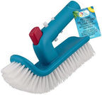 U.S. Pool Supply Pool Brush Head for Inground Pools, Hot Tub, Spa - Corner and Step Pool Scrubber Brush with 180° Handle Rotation, Scrub Bristles - Cleaning Debris - Above Ground Swimming, Bathroom