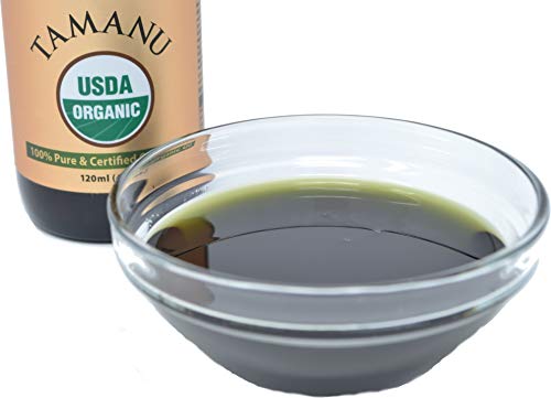 Prime Natural Organic Tamanu Oil - USDA Certified, 100% Pure, Cold Pressed, Unrefined, Virgin (4oz / 120ml) for Face, Hair & Skin Care - Natural Moisturizer