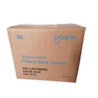 Case of 100 Disposable Fitted Massage Table Sheets Bed Covers 82 x 35 inches Blue