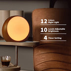 Brown Noise Sound Machine White Noise Machine with 12 Color Night Lights 30 Soothing Sounds Auto-Off Timer Calming Sleep Machine with Memory Function for Baby Kids Adult for Office Privacy