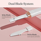 Jill Dermaplane Razor Refills | 4 Shave Sets, 8 Dermaplane Refill Blades | Sensitive Skin Razor Blades to Exfoliate & Smooth Skin