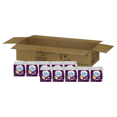 Puffs Ultra Soft Non-Lotion Tissues, 10 Cubes, 56 Tissues Per Box