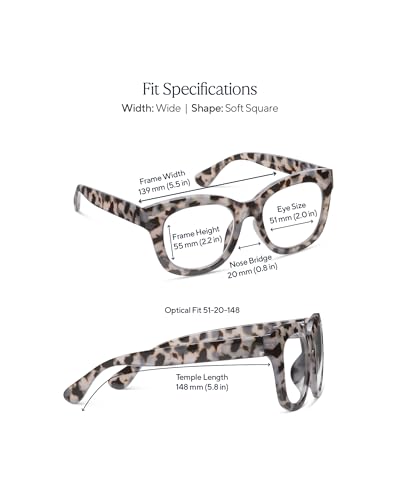 Center Stage Progressive - gray tortoise +1.50