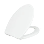 LUXE TS1008E Slow Close Elongated Comfort Fit Toilet Seat, White