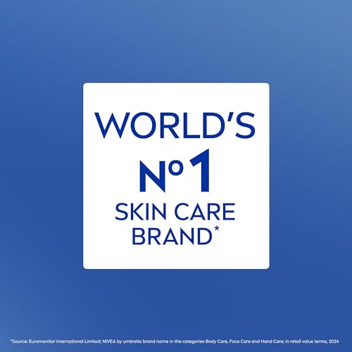 NIVEA Oil Infused Vanilla and Almond Oil Body Lotion for Women, Fast-Absorbing and Non-Greasy Vanilla Scented Lotion Moisturizes for 48 Hours, 16.9 Fl Oz Pump Bottle, Pack of 3