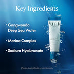 PURITO Deep Sea Cream, Hydration, Lightweight, for All Skin Types, Daily Face Moisturizer, Vegan & Cruelty-Free, Korean Skin Care, 50ml 1.69fl.oz