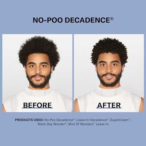 DevaCurl No-Poo Decadence Zero Lather Cleanser for Ultra-Rich Moisture |Nourished | Bouncy | Shiny | All Curl Types