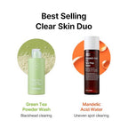 [BY WISHTREND] Mandelic Acid 5% Skin prep Water, Gentle Skin Korean exfoliator for face, Aha Bha Toner, Ideal for Sensitive Skin | Helping clogged pores and Glow up (1 Fl Oz (Pack of 1))