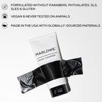 MARLOWE. No. 121 Facial Cleanser 6 oz, Daily Mens Face Wash with Natural Extracts & Antioxidants, Soothes, Purifies, Refreshes, Thick Lather, Fresh Woodsy Scent