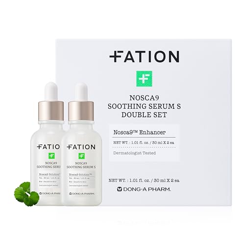 NOSCA9 Trouble Serum S - Rapid Hydrating Calming Serum with 5-Layer Ceramide Complex &Fresh Centella Asiatica, Advanced Barrier Repair for Sensitive & Acne-Prone Skin