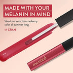 Mented Cosmetics Lip Gloss for Women Tinted Lip Balm Stain, Long Lasting Buildable Moisturizing Lipgloss Lipstick Topper, Made in USA, Cruelty Free Vegan Makeup, #1 Cran
